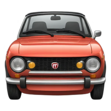 fiat 124 sticker