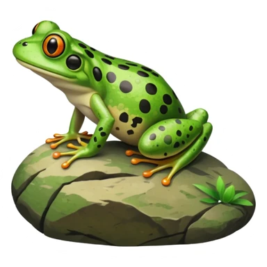 Jordanian frog sticker