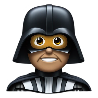 Darth vader happy birthday sticker