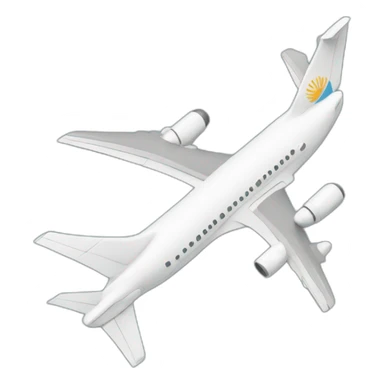 Un avion qui évite une tour sticker