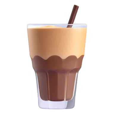 Cortado espresso drink in a small Gibraltar glass, milk and espresso coffee sticker