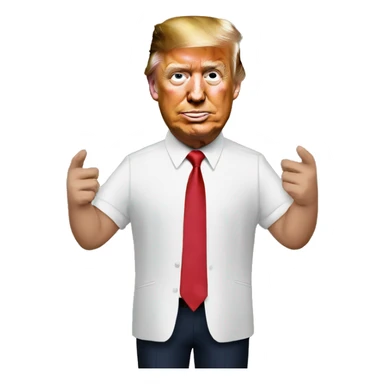 Elon puppet trump sticker