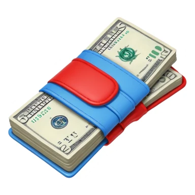  check money (#00A3E0) and red (#F9423A) sticker