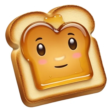 Toast with syrup sticker