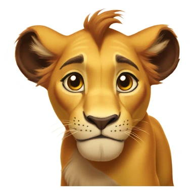 Lion king simba sticker
