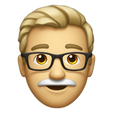 a geek with a bow sticker