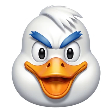 Bad donald duck sticker