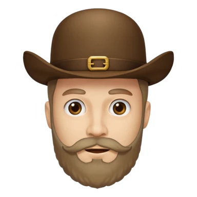 mutton chops beard sticker