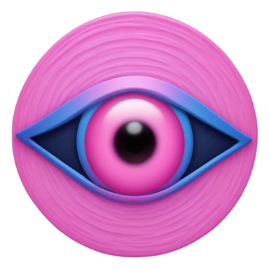 evil eye pink  sticker