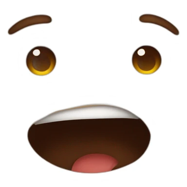 An emoji whose cheek is squeezed sticker