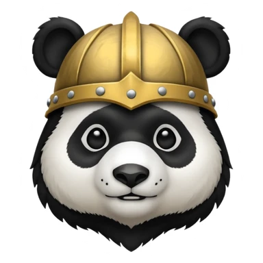 Panda Bear viking sticker