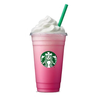 Starbucks pink coconut refresher  sticker