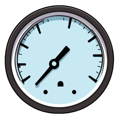 broken pressure gauge sticker