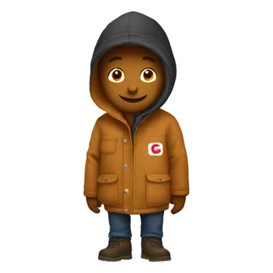 Carhartt coat sticker