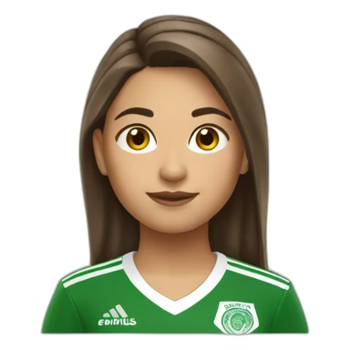 mexican-girl-brown-hair-soccer sticker
