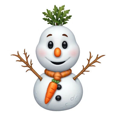 Olaf snowman sticker