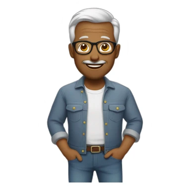 Papa dans maman sticker