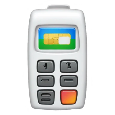 very simple credit card reader sticker