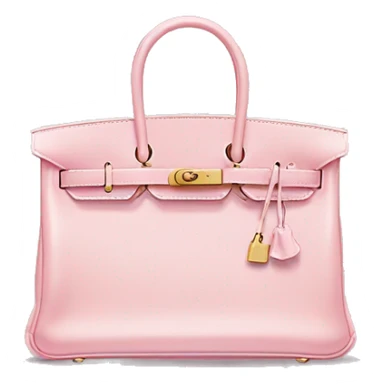 light pink hermes birkin bag  sticker