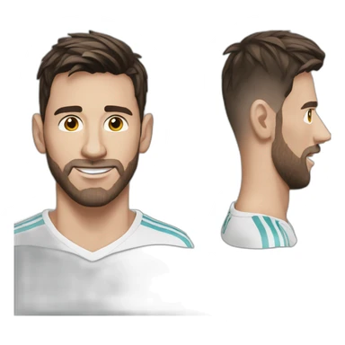 young-beardless-messi sticker