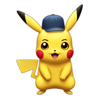 pikachu as one of those theatre kids, you know the type sticker