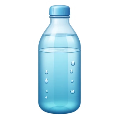 Aqua bottle sticker