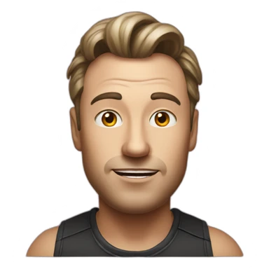 pocker face ilon musk sticker