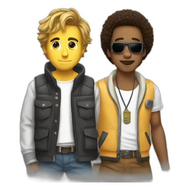 mcfly et carlito sticker