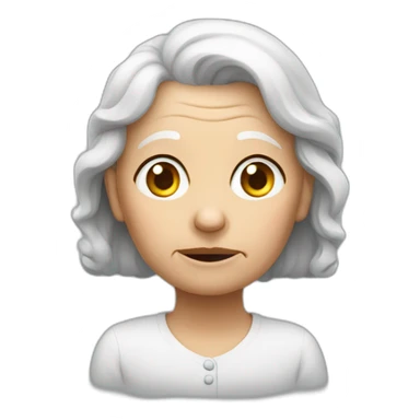 Oma sehr traurig sticker