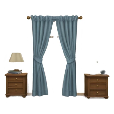 Room Curtains sticker