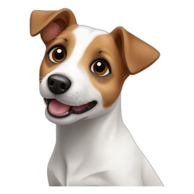 Cute little Jack Russell sticker