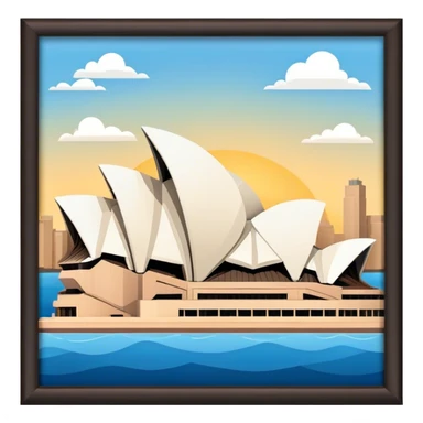 sydney opera house sticker