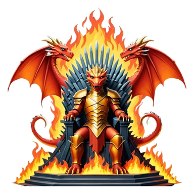 Create a poster for games of throne  sticker