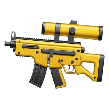 scar L gun yellow  sticker