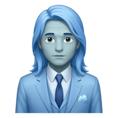 ethereal-pastel-transparent-translucent-gorgeous-spectral-dark-greyish-blue-whitish-gloomy-man-with-blue-long-hair-with-a-beautiful-creme-suit sticker