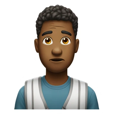 puzzled student sticker