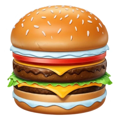 ice burger sticker