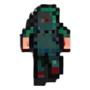 Person fleeing from danger, looking back in fear sticker