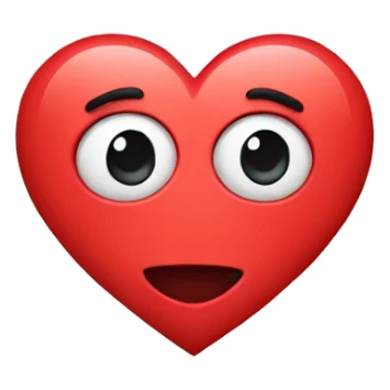 M initial in a heart  sticker