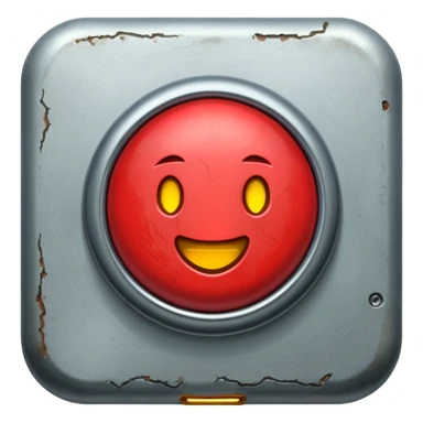 push button that says horny sticker