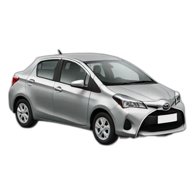 Toyota Yaris Gris sedan 4 puertas sticker
