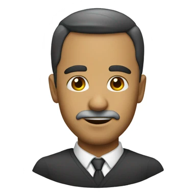 rostro de abogado  sticker