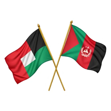 afghanistan und palästin flagge sticker