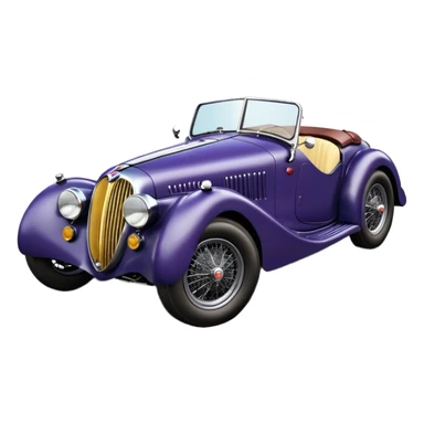 Black bumblebee very fast racing 1934 jaguar roadster rustic old antique rat hot rodded blueberry and cherry pearl  sticker