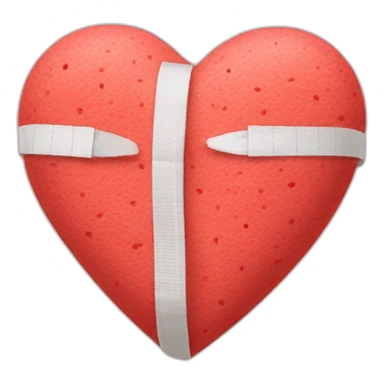 Heart bandages  sticker