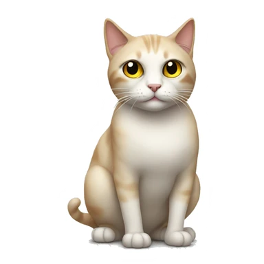 Weird cat sticker