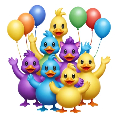 Make more. Remember to make them fun, and silly. And make sure the 4 emojis are super different and not the same action. sticker