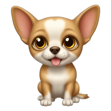 Chiwawa et écaille de tortue chat sticker