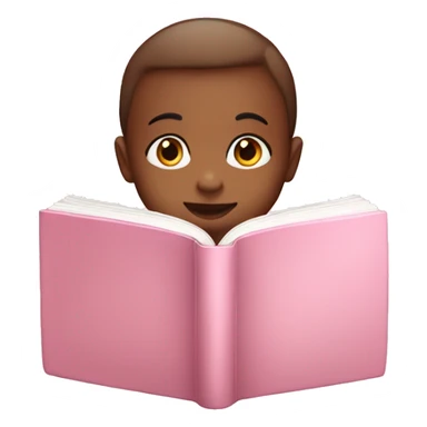 Baby pink books sticker