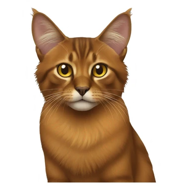 Somali Cat Full Body sticker